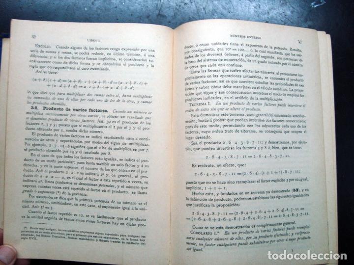 Libros de segunda mano de ciencias: Antiguo libro aritmetica - salinas y benitez - 1937 - Foto 4