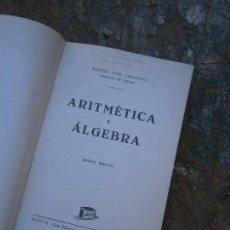 Libros de segunda mano de Ciencias: LIBRO ARITMÉTICA Y ÁLGEBRA 1959 BOSCH L-5798-543