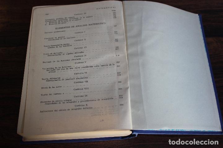 Libros de segunda mano de ciencias: MATEMATICAS, LUIS POSTIGO. EDITORIAL RAMON SOPENA 1957. VER INDICE - Foto 8