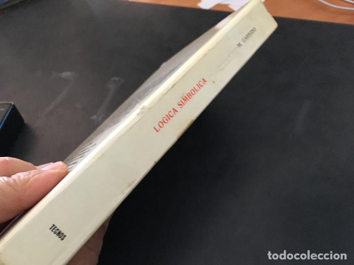 Libros de segunda mano de ciencias: LOGICA SIMBOLICA (MANUEL GARRIDO) (LB33) - Foto 2