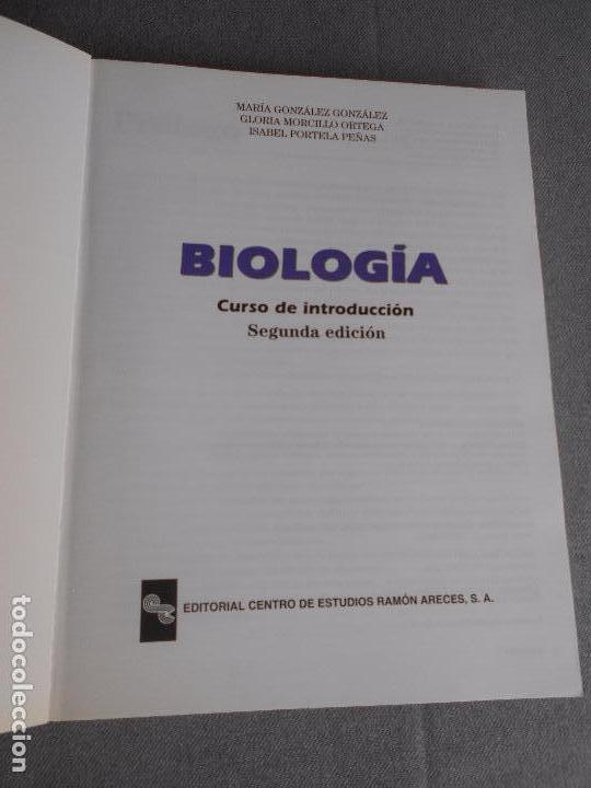 Libros de segunda mano: BIOLOGIA. CURSO DE INTRODUCCION - Foto 2