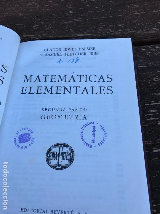 Libros de segunda mano de ciencias: Matematicas, Elementales, 3 tomos - Foto 3