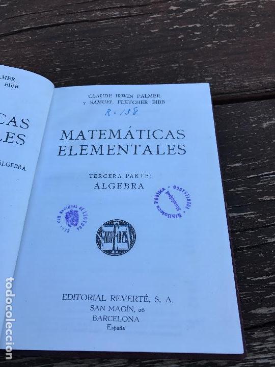 Libros de segunda mano de ciencias: Matematicas, Elementales, 3 tomos - Foto 4