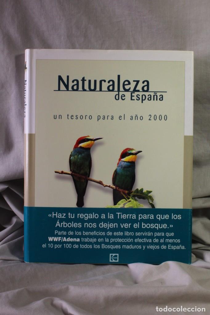 Libros de segunda mano: Libro Naturaleza de Espa&ntilde;a. Un tesoro para el a&ntilde;o 2000. - Foto 1