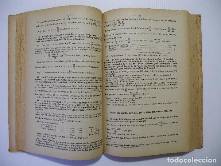 Libros de segunda mano de ciencias: Aritm&eacute;tica razonada y Soluciones anal&iacute;ticas. Jose Dalmau. - Foto 3