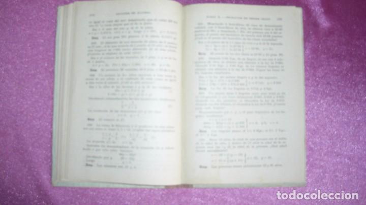 Libros de segunda mano de ciencias: NOCIONES DE ALGEBRA CLAVE DE LOS EJERCICIOS - BRU&Ntilde;O 1947 - Foto 9