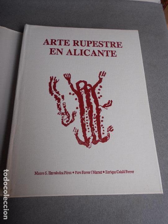 Libros de segunda mano: ARTE RUPESTRE EN ALICANTE - Foto 2