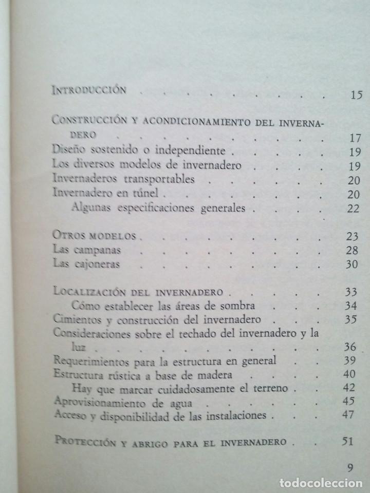 Libros de segunda mano: COMO SE CULTIVA EN INVERNADERO - JOAQUIN ROBLES - Foto 4