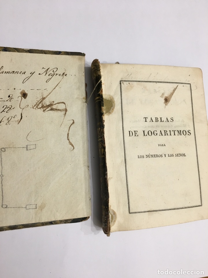 Libros de segunda mano de ciencias: TABLAS DE LOGARITMOS PARA LOS N&Uacute;MEROS Y LOS SENOS - MADRID 1830 - Foto 8