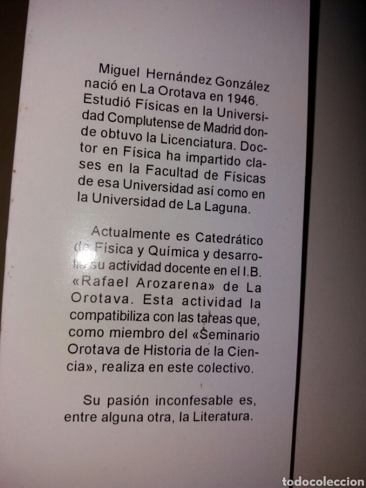 Libros de segunda mano de ciencias: DETR&Aacute;S DEL ESPEJO - MIGUEL HERN&Aacute;NDEZ - Foto 4