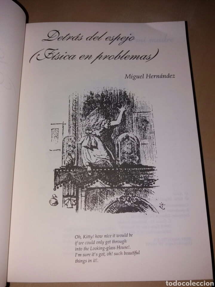 Libros de segunda mano de ciencias: DETR&Aacute;S DEL ESPEJO - MIGUEL HERN&Aacute;NDEZ - Foto 5