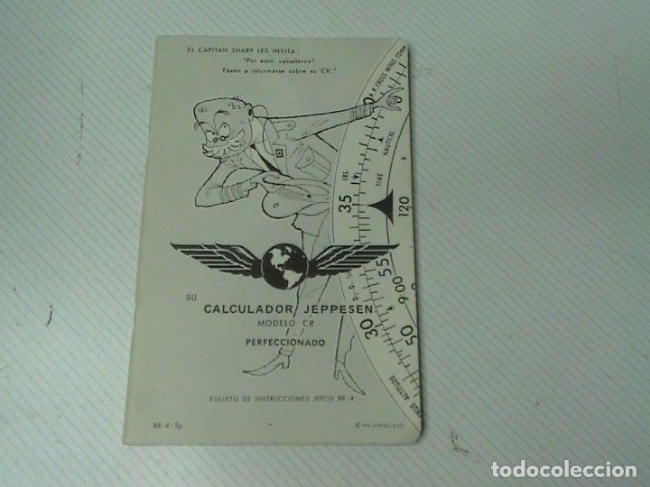 Gebrauchte B&uuml;cher der Wissenschaften: Calculador Jeppesen modelo CR perfeccionado.Folleto de instrucciones JEPCO BR-