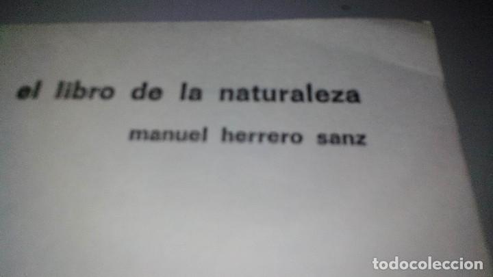 Libros de segunda mano: EL LIBRO DE LA NATURALEZA-MANUEL HERRERO SANZ - Foto 3