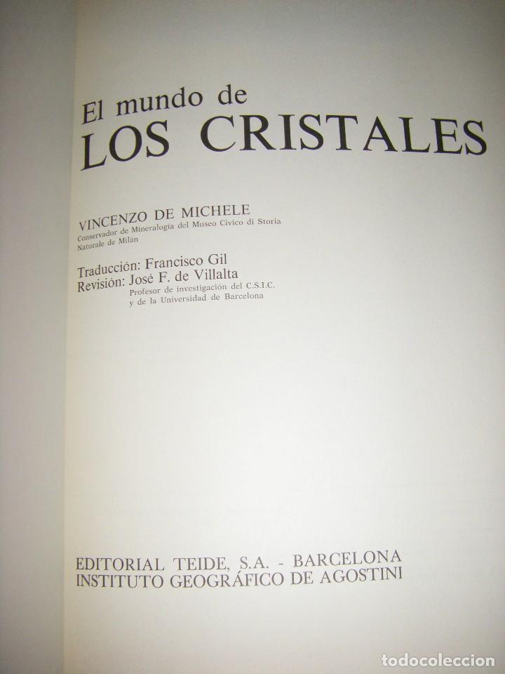Libros de segunda mano: El mundo de los cristales. Teide - Foto 6