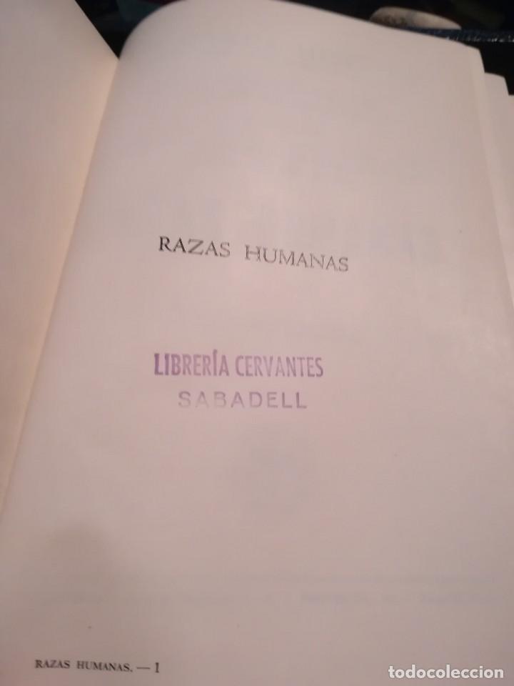 Libros de segunda mano: Razas humanas - Augusto Panyella - Biblioteca Hispania - 1961 - Foto 3