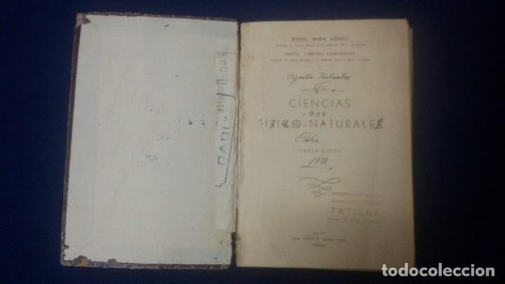 Libros de segunda mano de Ciencias: CIENCIAS FÍSICO NATURALES - ARTES GRÁFICAS, E. BERDEJO CASAÑAL AÑOS 1937 - Foto 1 - 108413471
