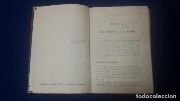 Libros de segunda mano de Ciencias: CIENCIAS FÍSICO NATURALES - ARTES GRÁFICAS, E. BERDEJO CASAÑAL AÑOS 1937 - Foto 2 - 108413471