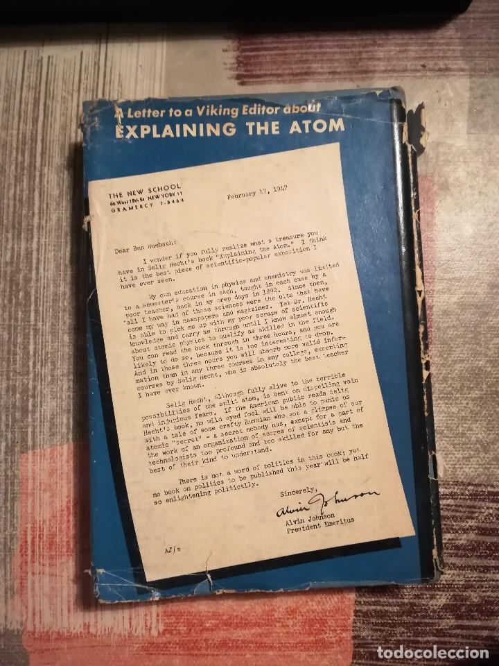 Libros de segunda mano de ciencias: Explaining the atom - Selig Hecht - 1947 - en ingl&eacute;s - Foto 2