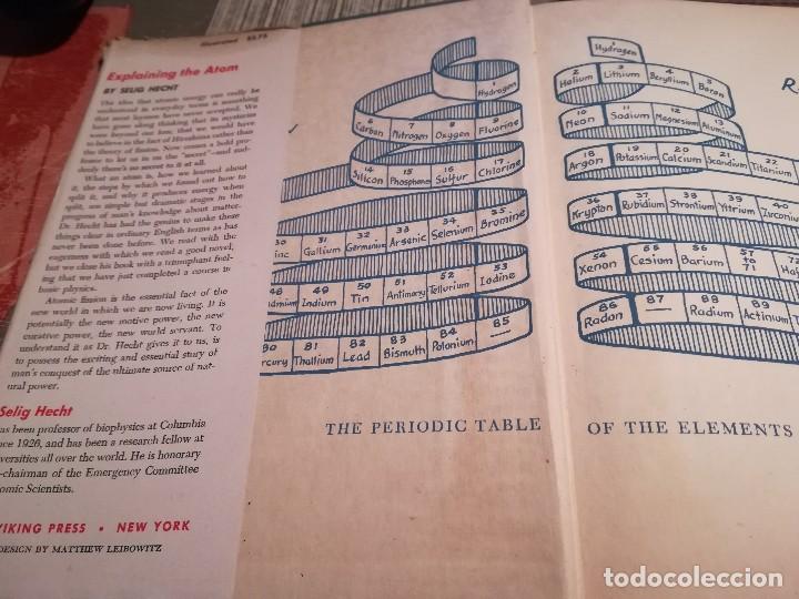 Libros de segunda mano de ciencias: Explaining the atom - Selig Hecht - 1947 - en ingl&eacute;s - Foto 3