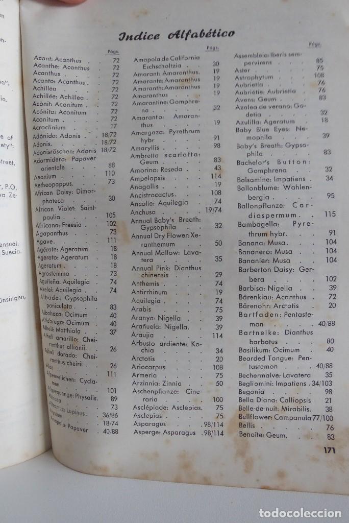 Libros de segunda mano: CAT&Aacute;LOGO DE JARDINER&Iacute;A KANDA - A&Ntilde;O 1950 - Foto 3