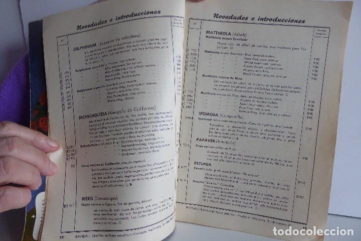 Libros de segunda mano: CAT&Aacute;LOGO DE JARDINER&Iacute;A KANDA - A&Ntilde;O 1950 - Foto 4