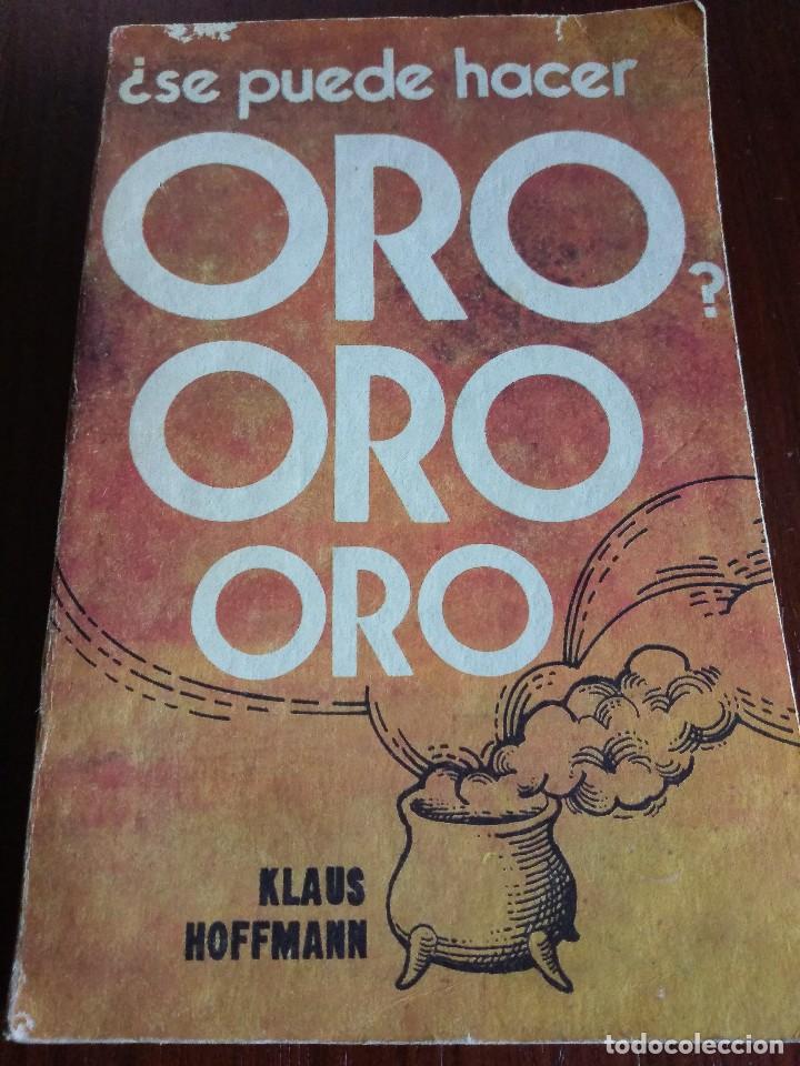 Libros de segunda mano de ciencias: &iquest;Se puede hacer oro? Klaus Hoffman - Foto 1