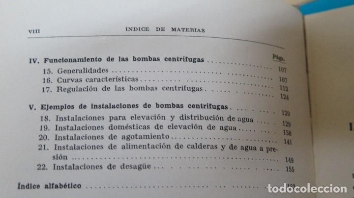 Libros de segunda mano de ciencias: 1943.- BOMBAS CENTR&Iacute;FUGAS. L.QUANTZ - Foto 5