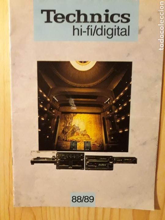 Libros de segunda mano de ciencias: Libros t&eacute;cnica cat&aacute;logo technics hi fi digital 88 89 - Foto 1