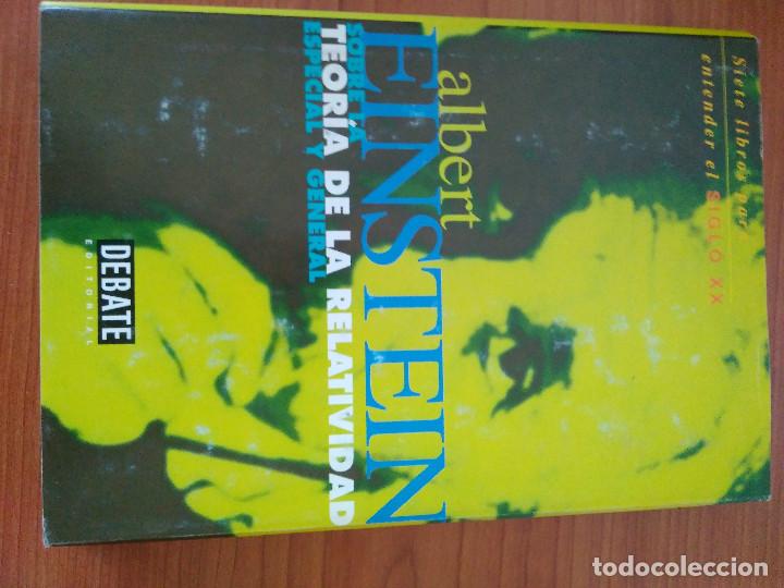 Libros de segunda mano de ciencias: ALBERT EINSTEIN. SOBRE LA TEORIA DE LA RELATIVIDAD ESPECIAL Y GENERAL. DEBATE - Foto 1