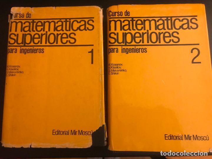 Curso de matematicas superiores para ingenieros - Vendido en Venta
