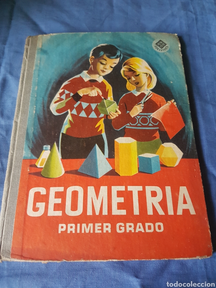 Libros de segunda mano de ciencias: Libro escuela Geometria primer Grado 1958 - Foto 1
