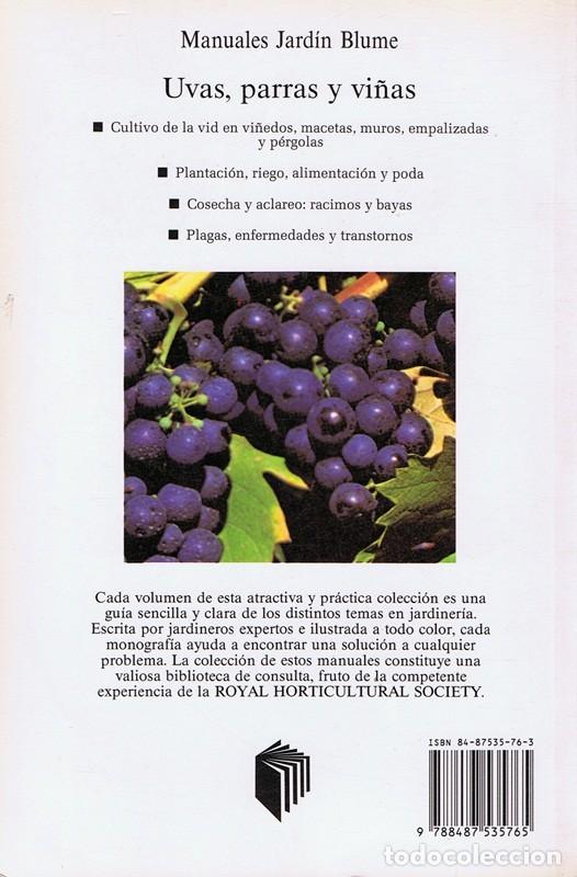 Libros de segunda mano: UVAS,PARRAS Y VI&Ntilde;AS H.BAKER & R. WAITE - Foto 3