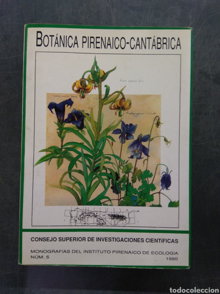 Libros de segunda mano: Bot&aacute;nica Pirenaico - Cant&aacute;brica. CSIC. 1990 - Foto 1