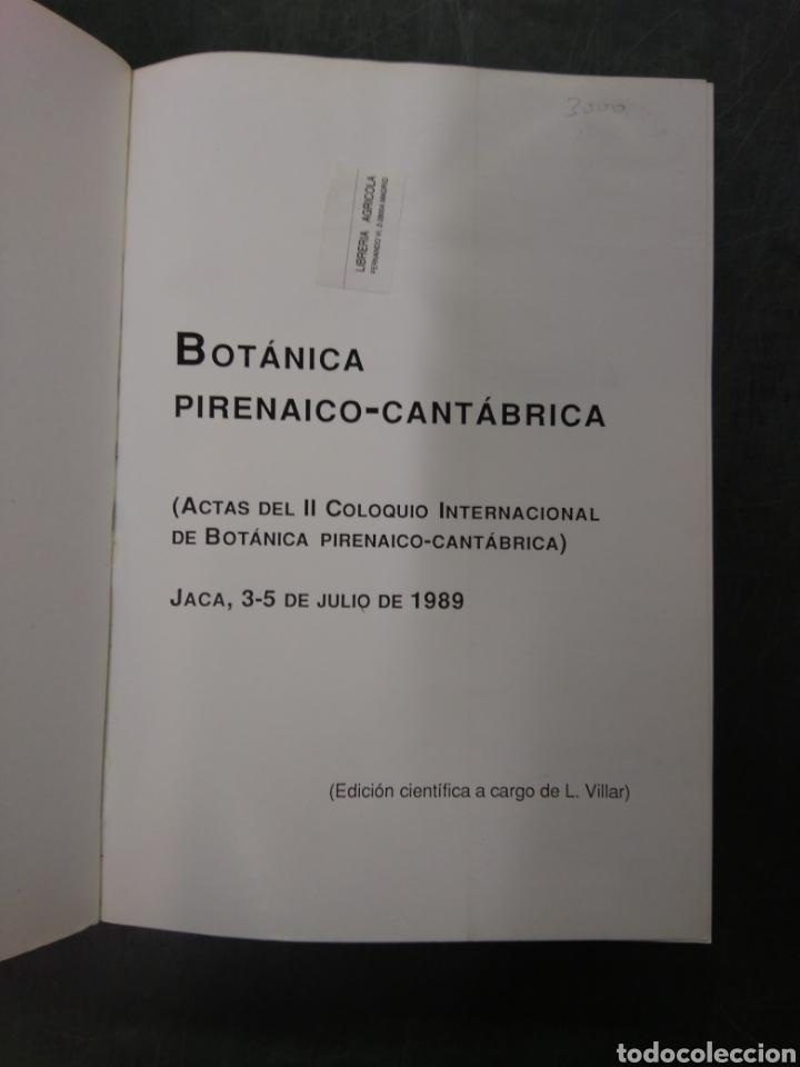 Libros de segunda mano: Bot&aacute;nica Pirenaico - Cant&aacute;brica. CSIC. 1990 - Foto 2