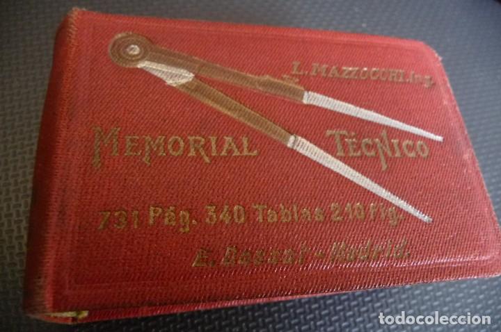 Second hand books of Sciences: MEMORIAL TECNICO DE L.MAZZOCCHI,INGENIERO.3&ordf; EDIC.MINIATURA BOLSILLO,731PP,FUNDA 90049