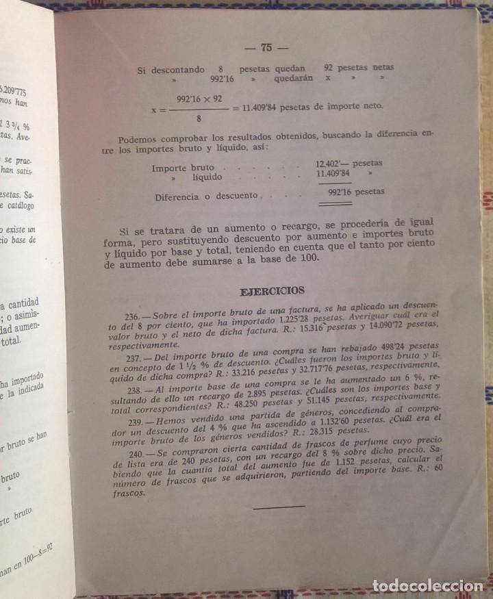 Libros de segunda mano de ciencias: CURSO PRACTICO DE CALCULO COMERCIAL - GARDO - MIQUEL - Foto 4