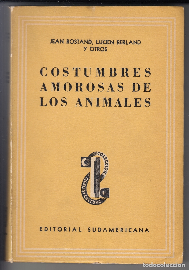 Libros de segunda mano: COSTUMBRES AMOROSAS DE LOS ANIMALES, AA.VV., Env&iacute;o gratis - Foto 1