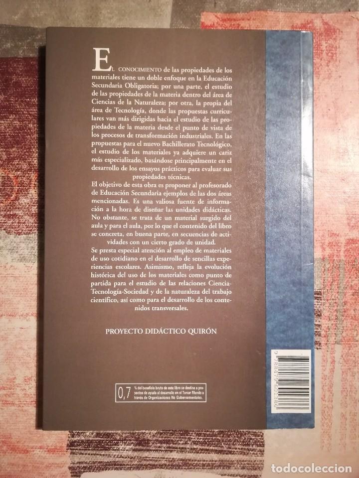 Libros de segunda mano de ciencias: Conocer los materiales - Juan A. Llor&eacute;ns Molina - Foto 2