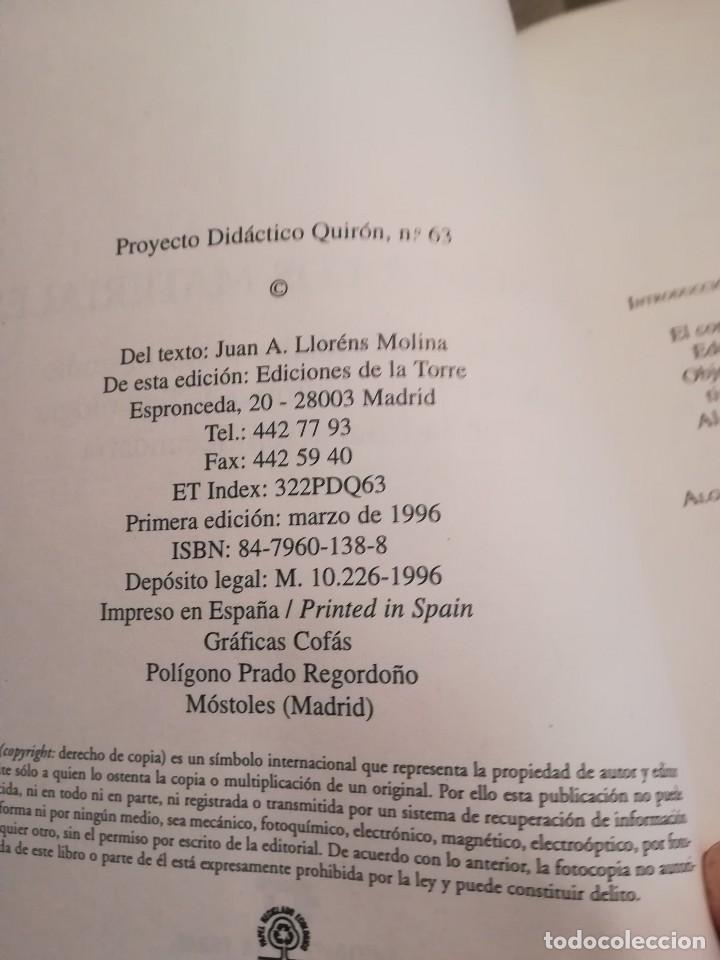 Libros de segunda mano de ciencias: Conocer los materiales - Juan A. Llor&eacute;ns Molina - Foto 3