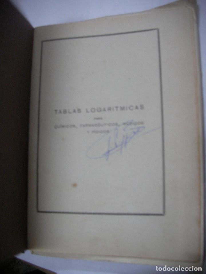 Libros de segunda mano de ciencias: TABLAS LOGARITIMICAS - Foto 2