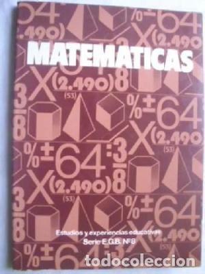 Libros de segunda mano de ciencias: Matem&aacute;ticas. Estudios y experiencias educativas. - Foto 1