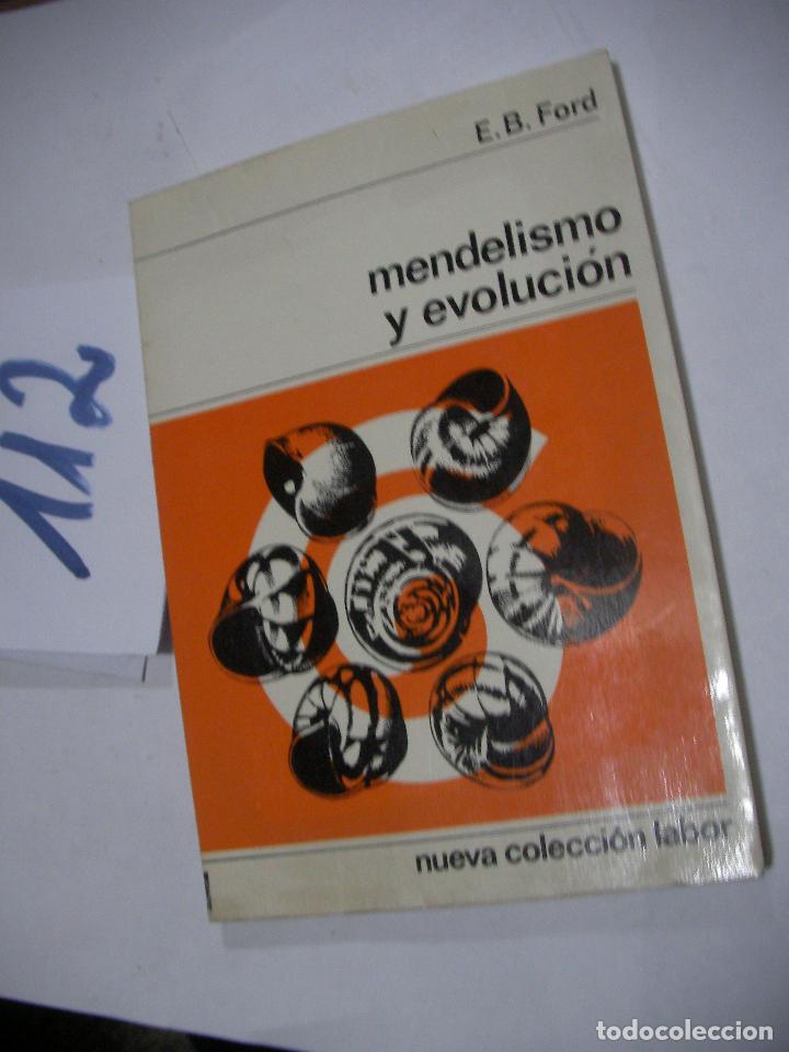 Libros de segunda mano: MENDELISMO Y EVOLUCION - Foto 1