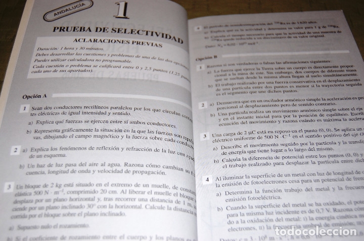 Libros de segunda mano de ciencias: F&iacute;sica. Selectividad pruebas de 2006. - Foto 3