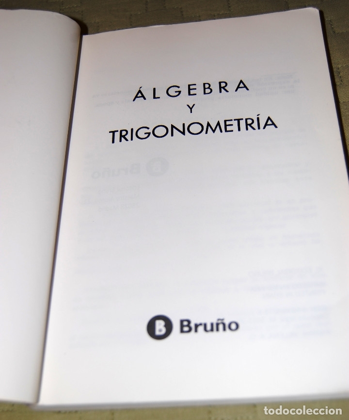 Libros de segunda mano de ciencias: Algebra y trigonometr&iacute;a. - Foto 2