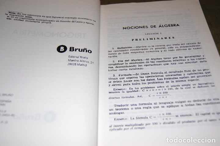 Libros de segunda mano de ciencias: Algebra y trigonometr&iacute;a. - Foto 3