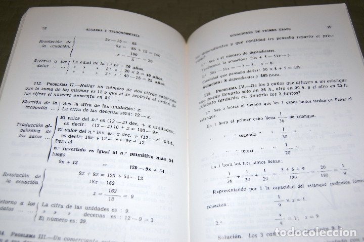 Libros de segunda mano de ciencias: Algebra y trigonometr&iacute;a. - Foto 5