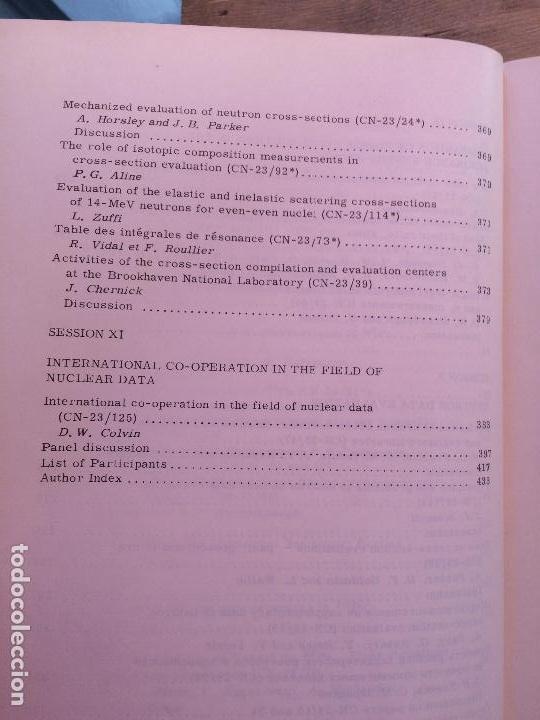 Libros de segunda mano de ciencias: NUCLEAR DATA FOR REACTORS. II VOLUMS. (INGENIER&Iacute;A NUCLEAR) - Foto 12