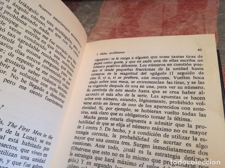 Libros de segunda mano de ciencias: Nuevos pasatiempos matem&aacute;ticos - Martin Gardner - Foto 8