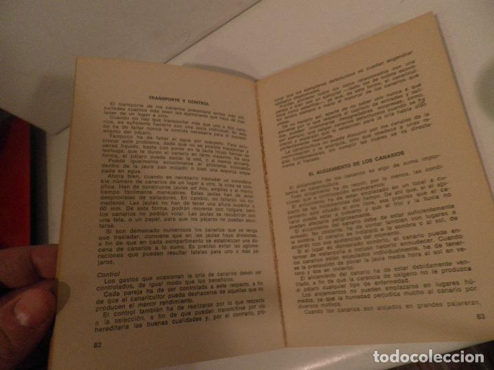 Libros de segunda mano: CANARIOS Y PERIQUITOS - FELIX QUIROS DE RUEDA - - Foto 6