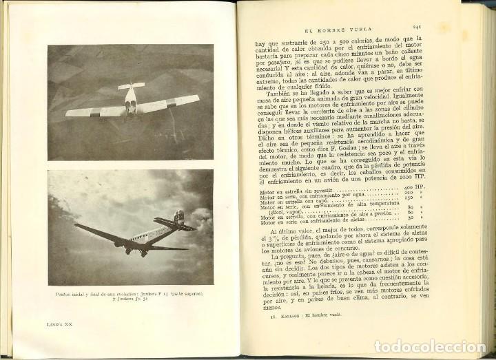 Libros de segunda mano de ciencias: EL HOMBRE VUELA 1943 - Foto 4
